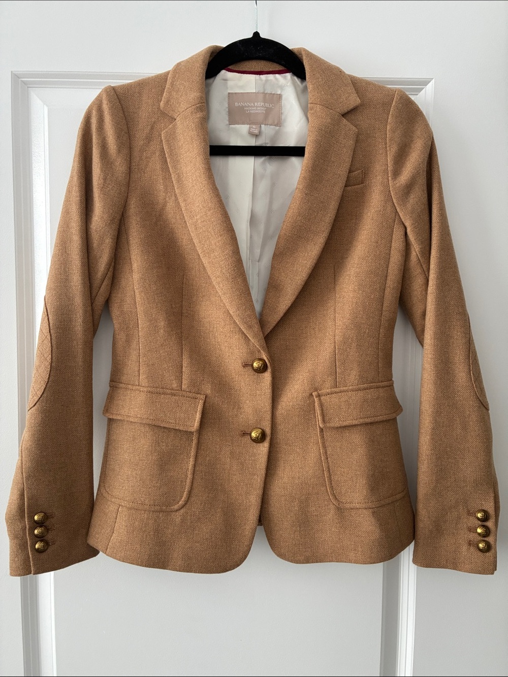 Banana Republic Size 0 Hack-ing Jacket Blazer - Camel